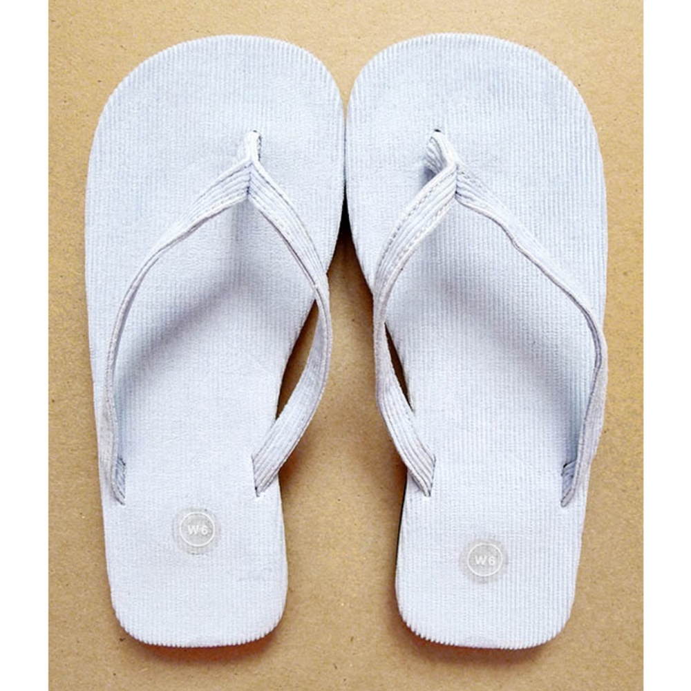 NEW GAP CORDUROY Lined Blue Thong Flip Flops Sz 6